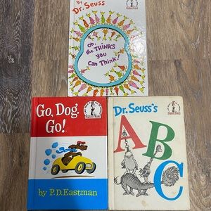 Dr.Seuss’s Book Lot ABC Oh the Thinks you can Think Go Dog Go